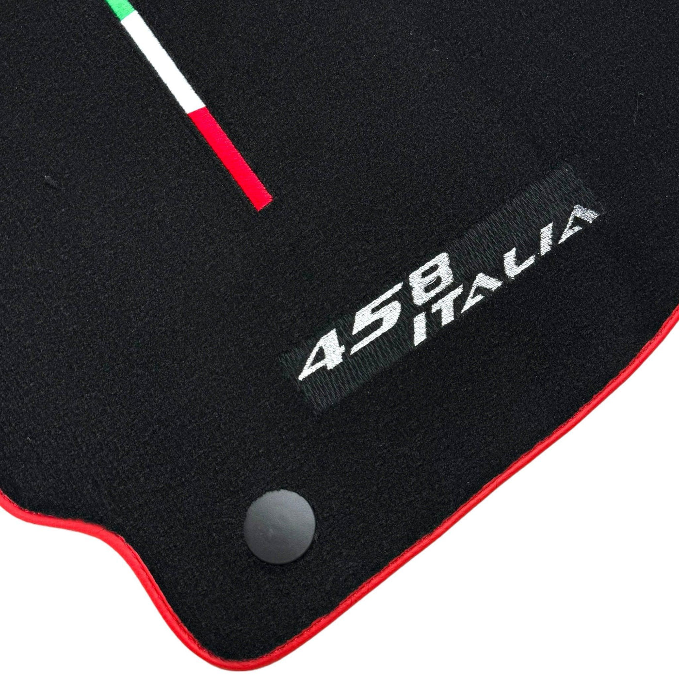 Floor Mats for Ferrari 458 Italia (2009-2015) with Red Trim - AutoWin