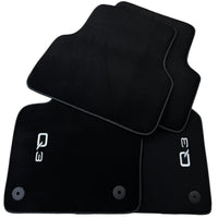 Black Floor Mats for Audi Q3 F3 (2018-2024) - AutoWin