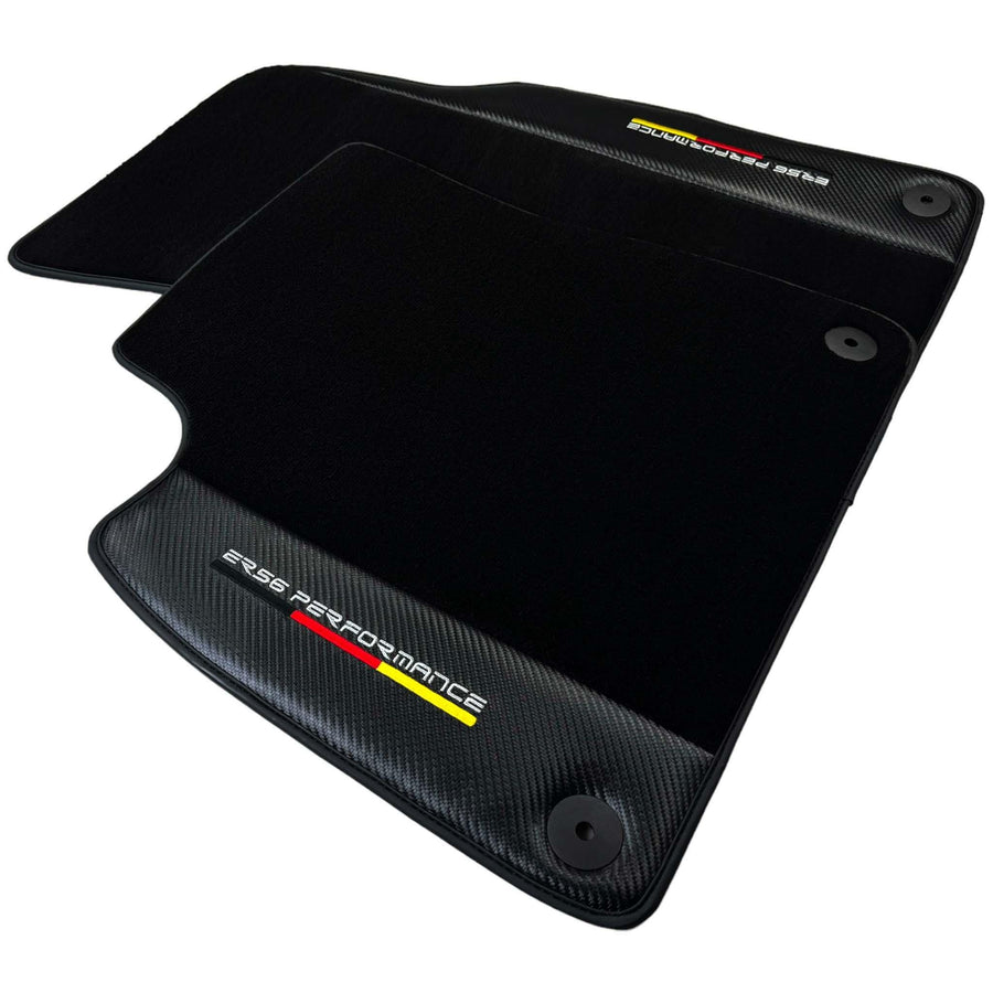 Black Floor Mats for Audi A4 - B7 Convertible (2006-2009) | ER56 Performance - AutoWin