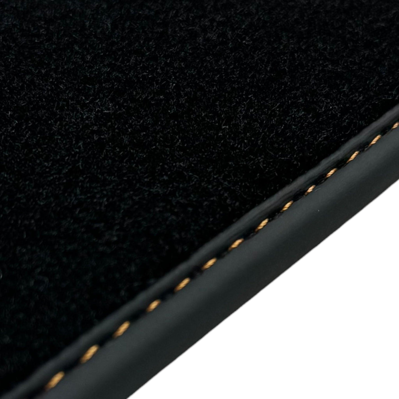 Black Floor Mats for Lamborghini Aventador SV | Orange Edition - AutoWin