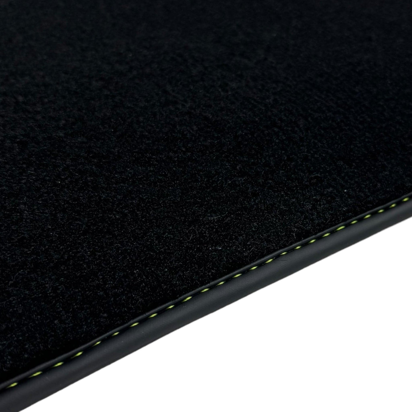 Black Floor Mats for Lamborghini Huracan Tecnica with Alcantara Leather - AutoWin