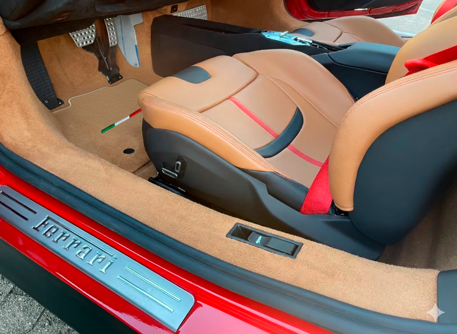Beige Bilmatter for Ferrari Portofino (2018-2023) italienske utgave