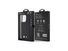 Black BMW M Smooth Full Wrapped Metal Hardcase for iPhone 16 Pro (6.3")