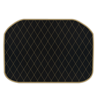 Premium Black Leather Floor Mats for Ferrari 458 Italia (2009-2015)