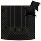 Black Leather Floor Mats for Bentley Bentayga (2015-2023) | AW1 Design