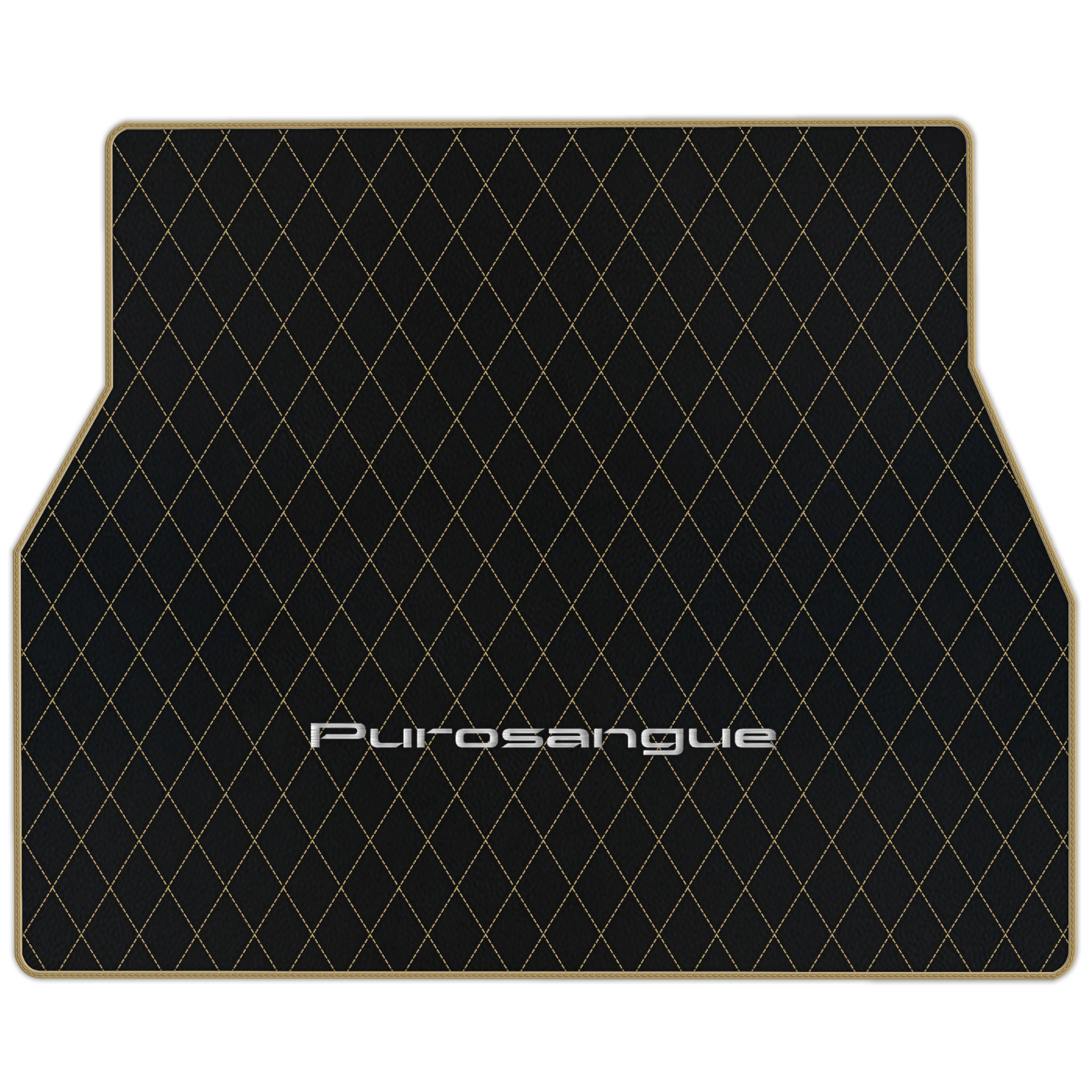 Premium Black Leather Floor Mats for Rolls Royce Shadow (1965-1977)