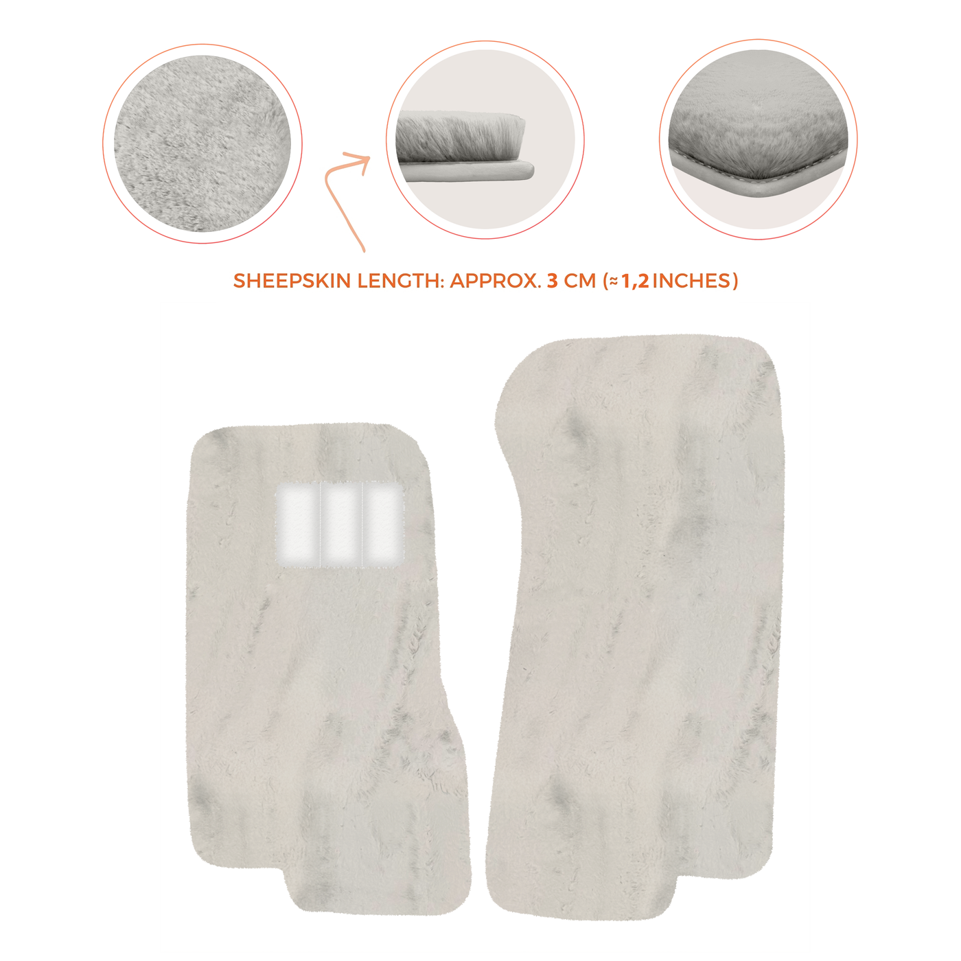 Luxury Sheepskin Floor Mats for Aston Martin V8 Coupe Special Volante (96-03)