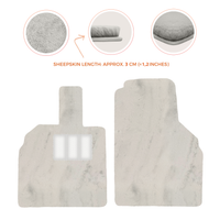 Premium Sheepskin Floor Mats for Lamborghini Aventador (2012-2022)