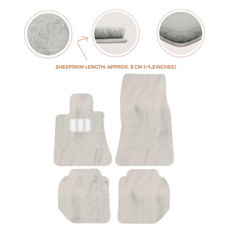Luxury Sheepskin Floor Mats for Rolls-Royce Ghost Series I (2010-2014)