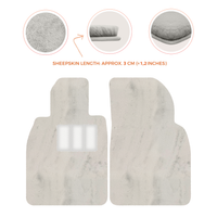 Deluxe Luxury Sheepskin Floor Mats for Porsche 911 SC (1978-1984)