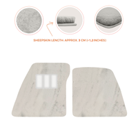 Premium Sheepskin Floor Mats for Ferrari 296 GTS (2022-2025)