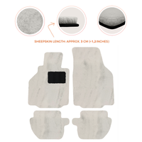 Premium Luxury Sheepskin Floor Mats for Ferrari Roma (2021-2024)