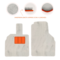 Premium Sheepskin Floor Mats for Lamborghini Aventador (2012-2022)