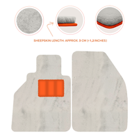 Premium Sheepskin Floor Mats for Porsche 986 Boxster (1996-2004)