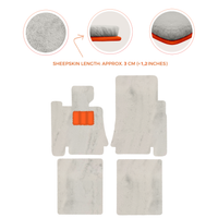 Premium Sheepskin Floor Mats for Bentley Mulsanne (2010-2020)