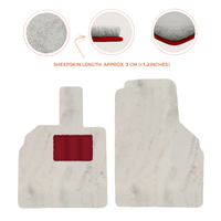 Premium Sheepskin Floor Mats for Lamborghini Aventador (2012-2022)