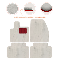 Premium Sheepskin Floor Mats for Range Rover Evoque (2016-2024)