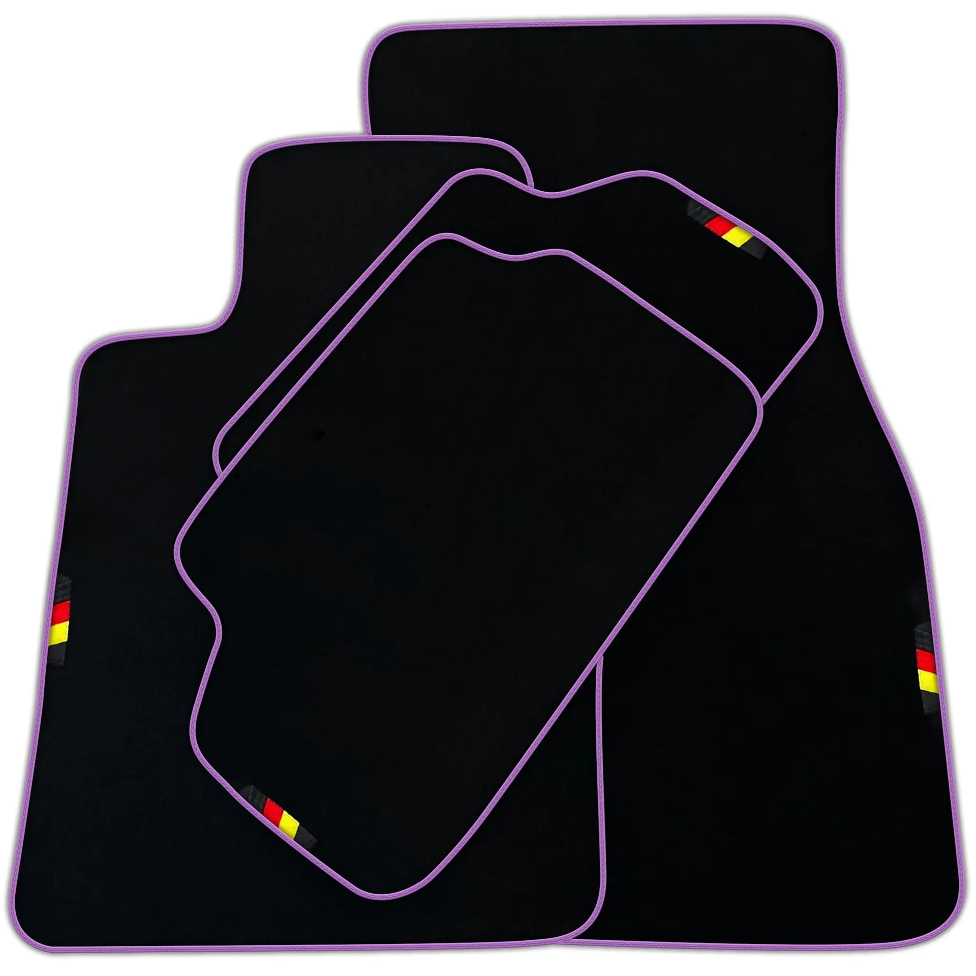 Black Floor Mats For BMW 7 Series G12 Germany Edition AutoWin Brand | Various Trim Colors