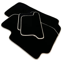 Black Floor Mats For BMW 8 Series E31 2-door Coupe (1989-1999) - AutoWin