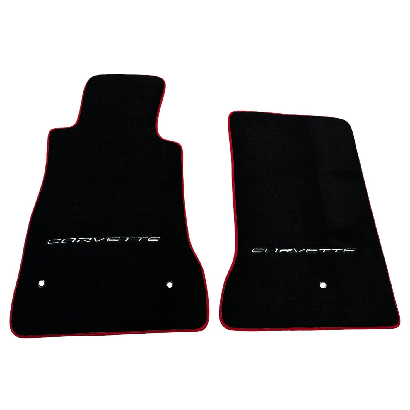 Black Floor Mats For Chevrolet Corvette C6 (2005-2013) - AutoWin