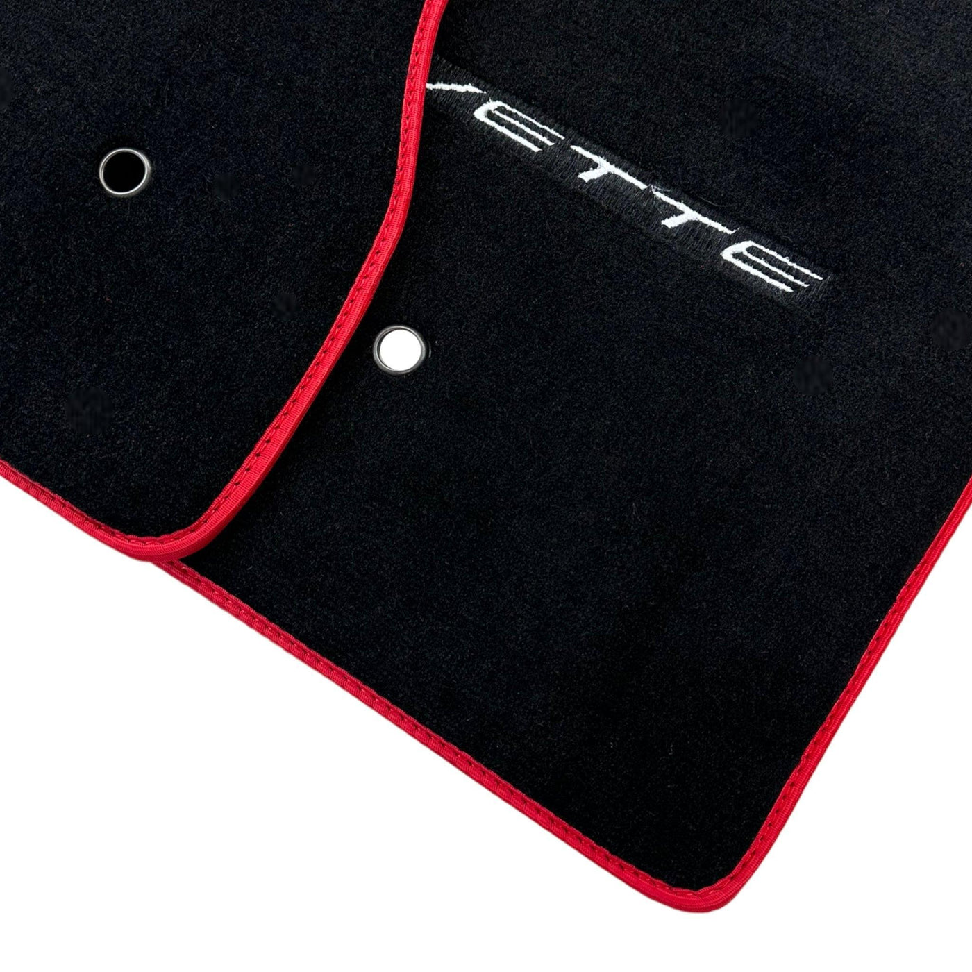 Black Floor Mats For Chevrolet Corvette C6 (2005-2013) - AutoWin