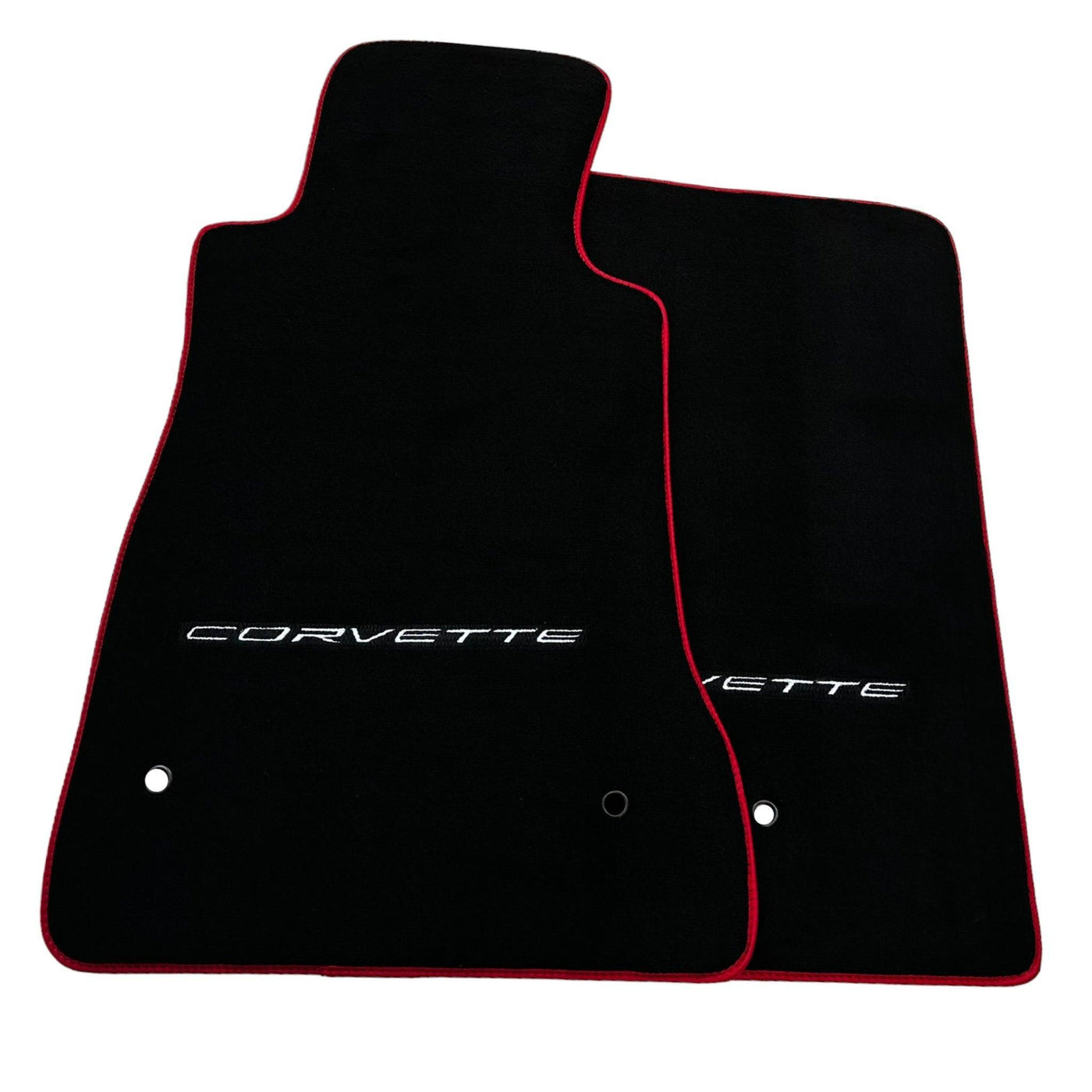 Black Floor Mats For Chevrolet Corvette C6 (2005-2013) - AutoWin