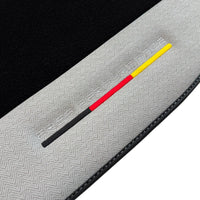 Black Floor Mats for BMW Gran Tourer F46 (2015-2022) 5 Seats with Gray Leather