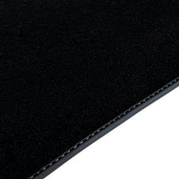 Black Floor Mats for BMW G61 (2023-2026) Touring with Gray Leather