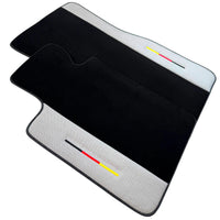 Black Floor Mats for BMW F74 Gran Coupe (2025-2026) with Gray Leather