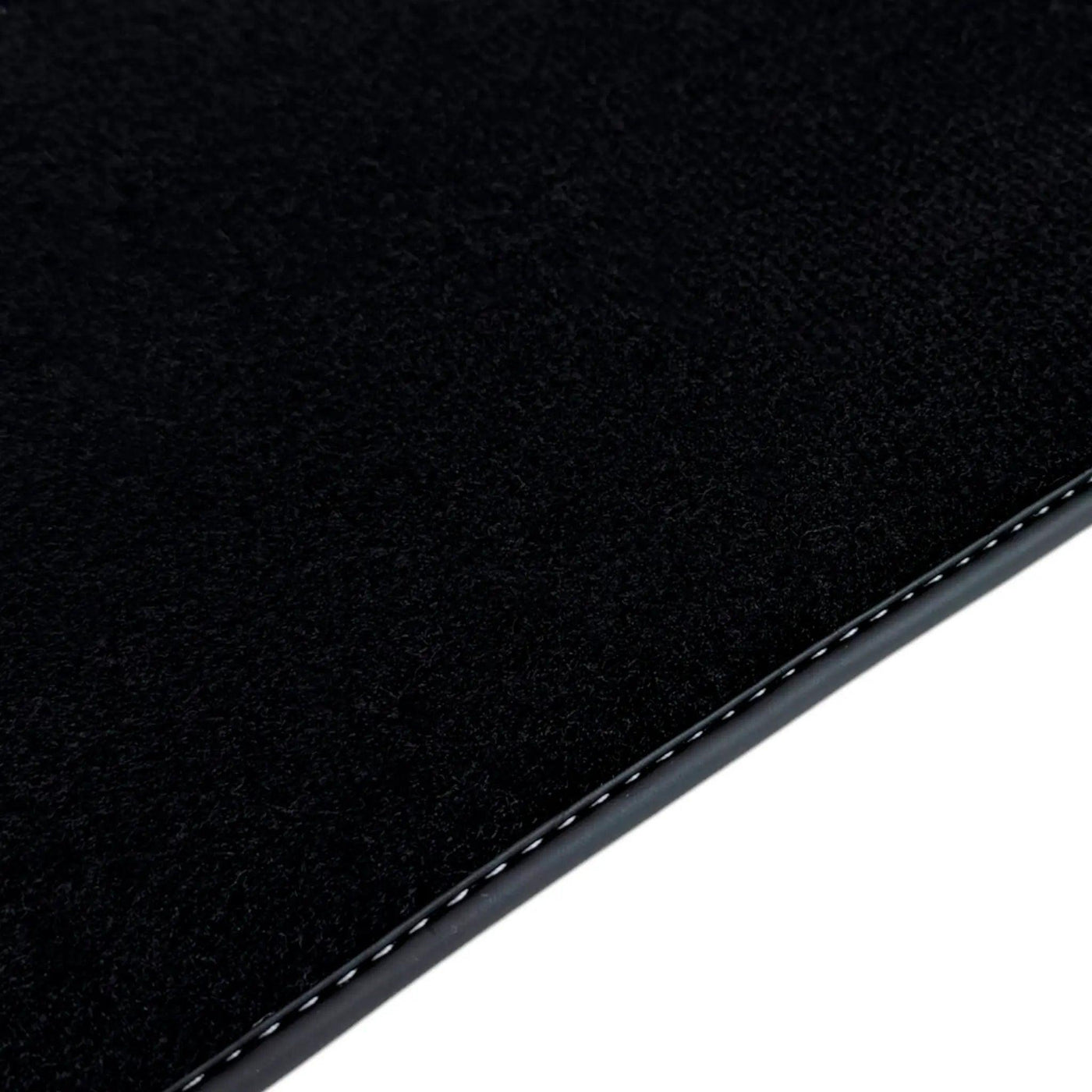 Black Floor Mats for BMW F74 Gran Coupe (2025-2026) with Gray Leather Borders