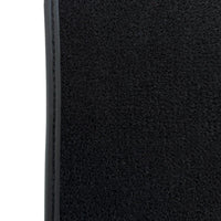 Black Floor Mats for BMW F74 Gran Coupe (2025-2026) with Green Leather ER56 Performance