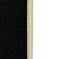 Black Floor Mats for Ferrari F12 Berlinetta (2012-2022) with Leather - AutoWin