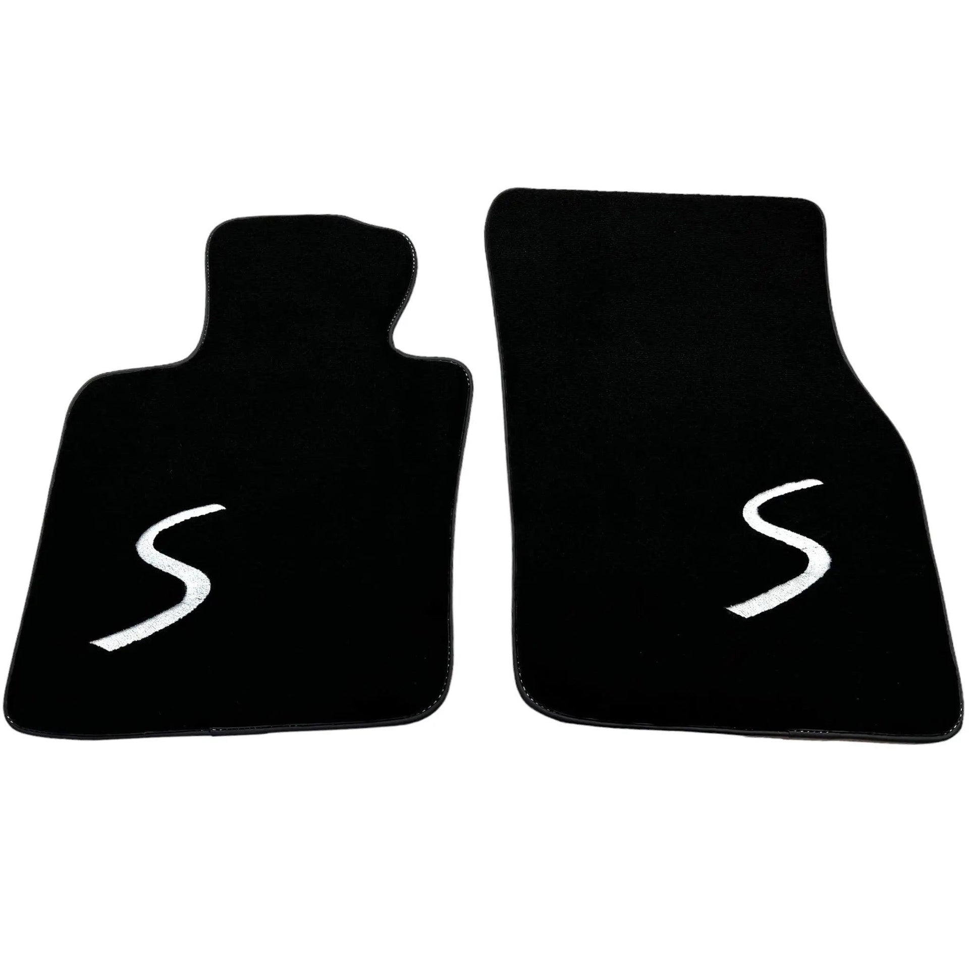 Black Floor Mats for Mini Cabrio F57 Convertible (2016-2023) - AutoWin