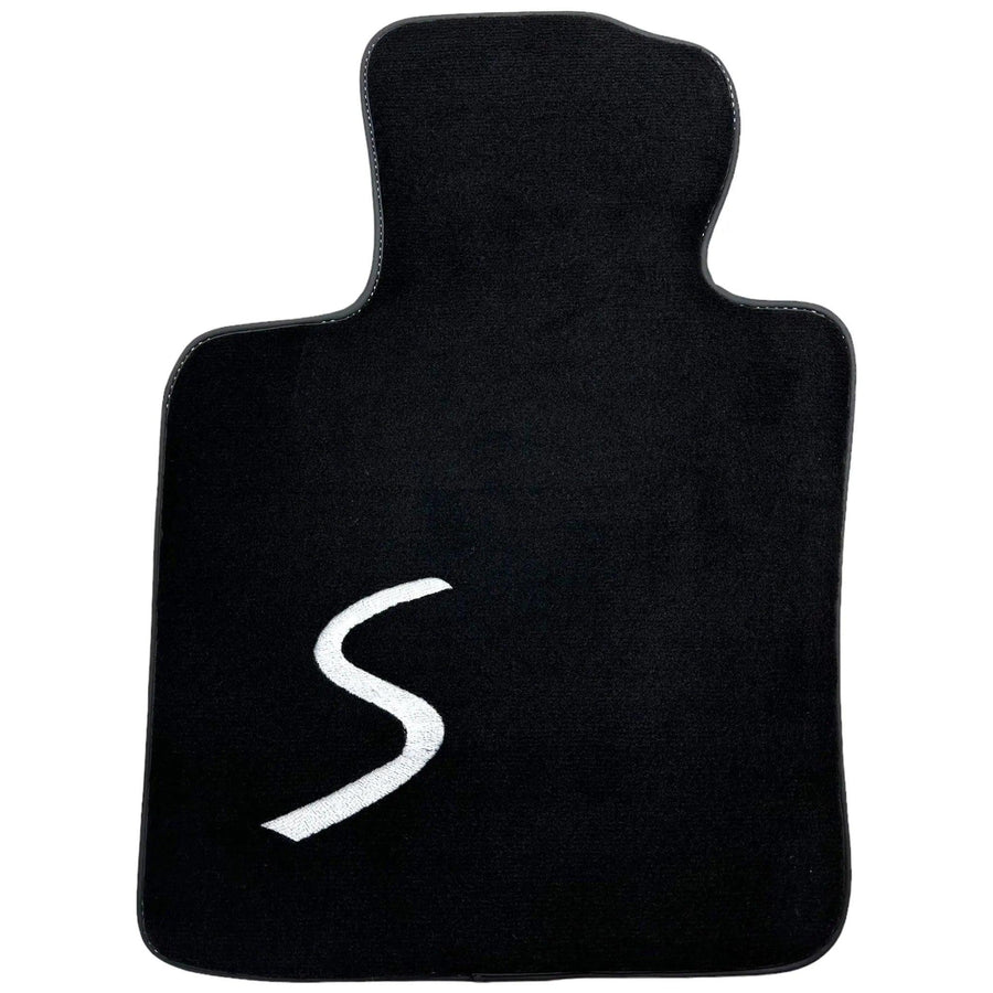 Black Floor Mats for Mini Cabrio F57 Convertible (2016-2023) - AutoWin