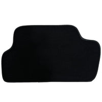 Black Floor Mats for Mini Cabrio R52 Convertible (2004-2009) with Leather - AutoWin