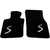 Black Floor Mats for Mini Cabrio R56 Convertible (2009-2016) - AutoWin