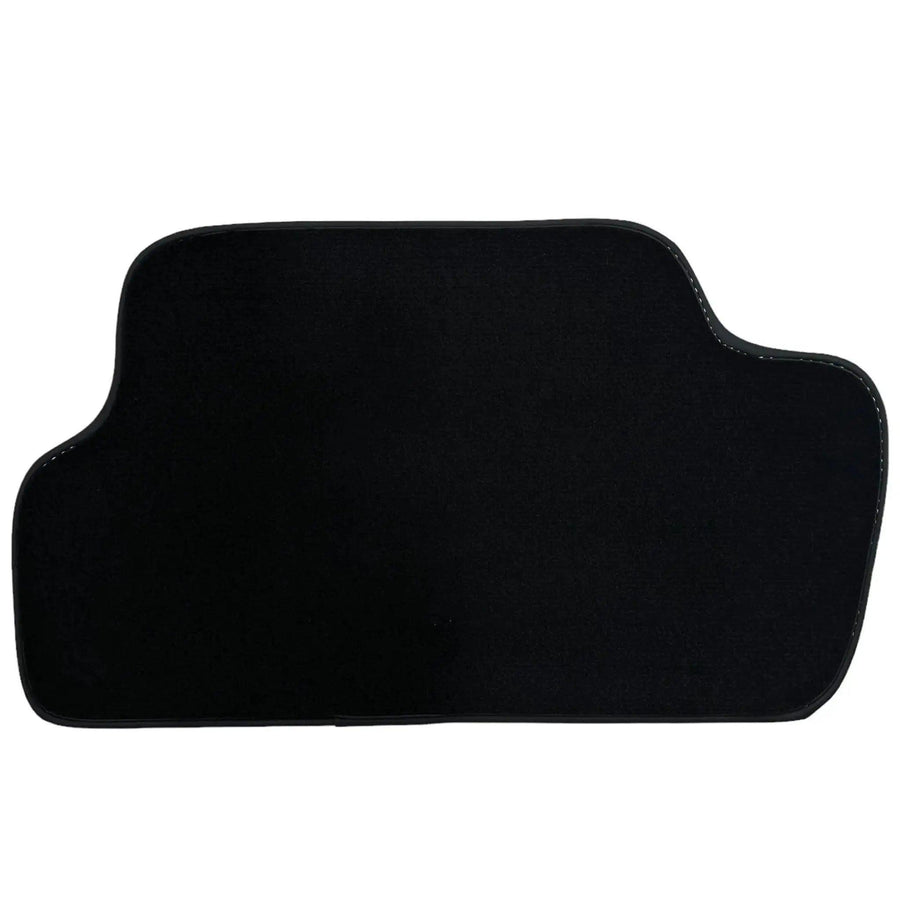 Black Floor Mats for Mini Clubman F54 (2015-2019) with Leather - AutoWin