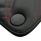 Black Leather Floor Mats For Mercedes Benz M-Class W163 (1997-2005) | ER56 Design - AutoWin