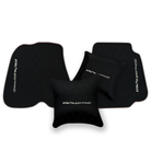 Premium Black Leather Floor Mats for Ferrari F12 (2012-2022)