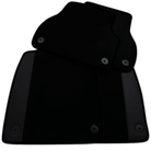 Customizable Black Floor Mats for Audi A4 - B6 Convertible (2002-2006)