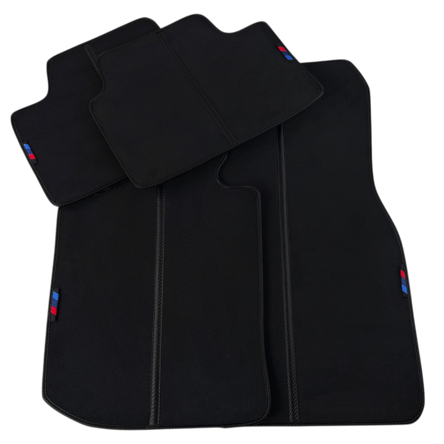 Customizable Black Floor Mats for BMW G30 Sedan (2016-2023)