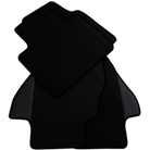 Custom Black Floor Mats for Ferrari Dino 308 GT4 (1973-1979) with Leather