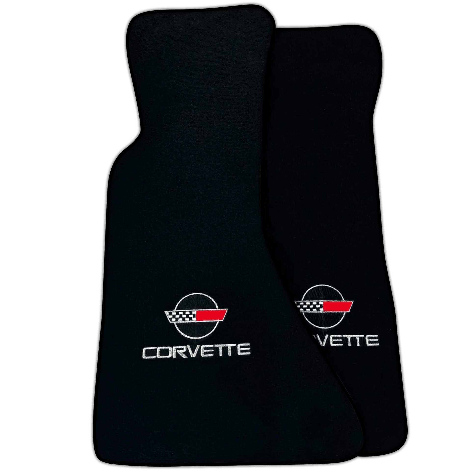 Black Floor Mats for Chevrolet Corvette C4 (1984-1996) | Various Trim Colors