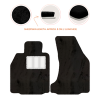 Premium Sheepskin Floor Mats for Porsche 718 Boxster (2016-2023)