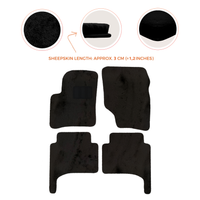 Premium Quality Sheepskin Floor Mats for Porsche 550 (1953-1956)