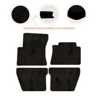 Premium Sheepskin Floor Mats for Bentley Flying Spur (2019-2023)
