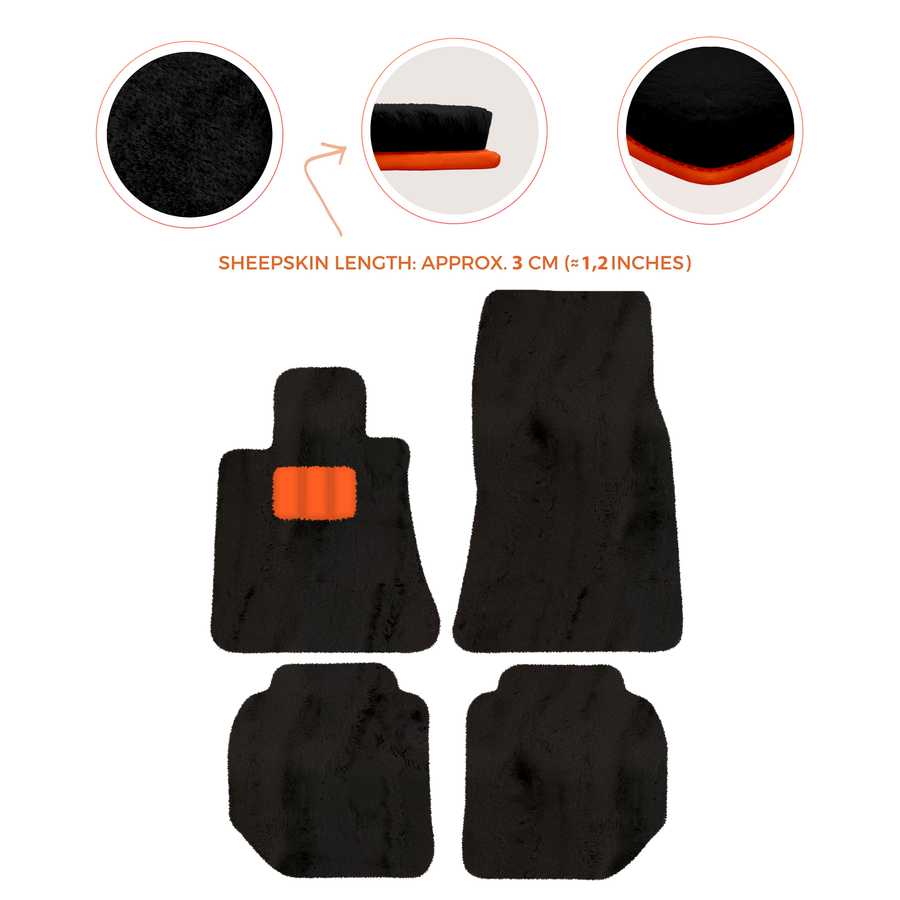 Luxury Sheepskin Floor Mats for Rolls-Royce Ghost Series I (2010-2014)