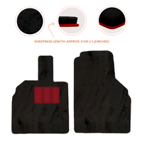 Premium Sheepskin Floor Mats for Lamborghini Aventador (2012-2022)