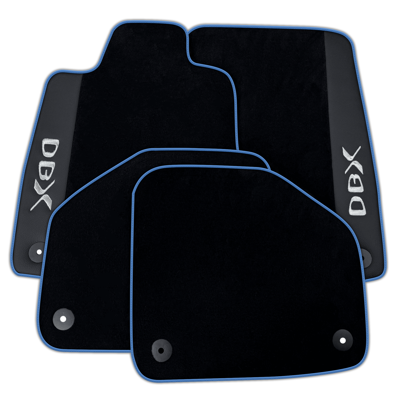 Black Floor Mats for Aston Martin DBX707 (2022-2026) SUV707 (2022-2026) SUV with Leather