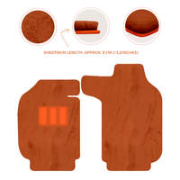 Luxury Sheepskin Floor Mats for Porsche 911 - 992 (2019-2026)